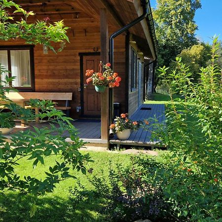Atostogu Namelis-Pirtis Prie Upes Villa Anykščiai Buitenkant foto