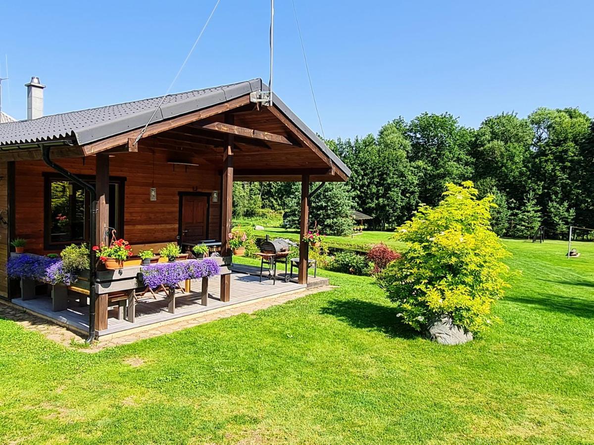 Atostogu Namelis-Pirtis Prie Upes Villa Anykščiai Buitenkant foto