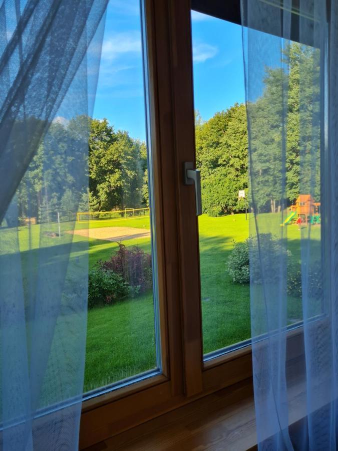 Atostogu Namelis-Pirtis Prie Upes Villa Anykščiai Buitenkant foto